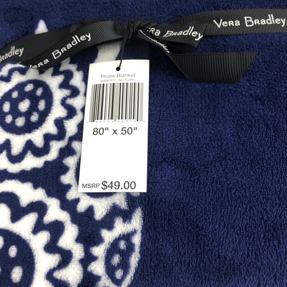 Vera Bradley Bedding Vera Bradley Sea Turtles Throw Blanket Poshmark
